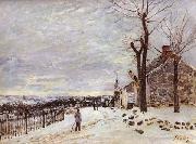 Alfred Sisley Snowy Weather at Veneux-Nadon oil